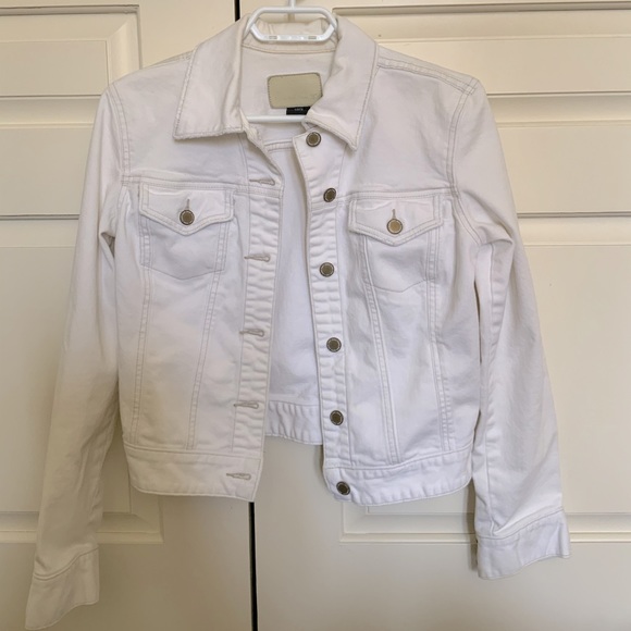 Calvin Klein white jean jacket - Picture 1 of 3